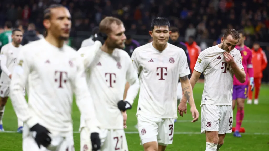 Bayern Munich's six-game winning streak in the Bundesliga came to a dramatic end.