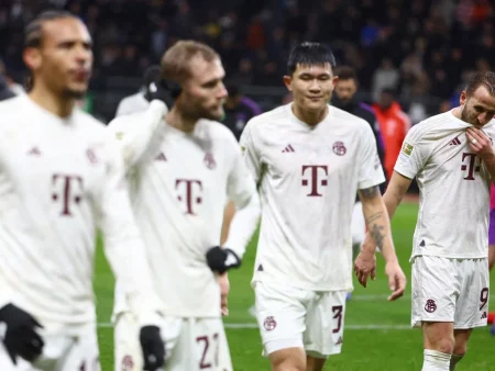 Bayern Munich was eliminated 5-1 by Frankfurt