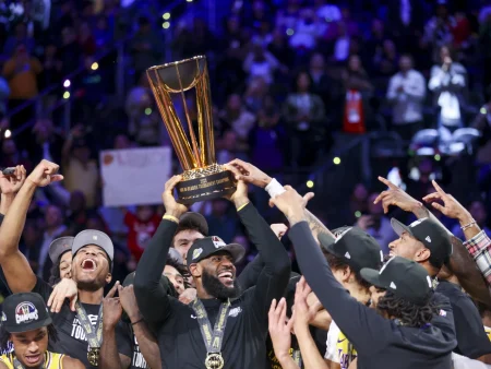 Anthony Davis led the Lakers to a 123-109 victory over the Pacers and successfully won the NBA intra-season championship.