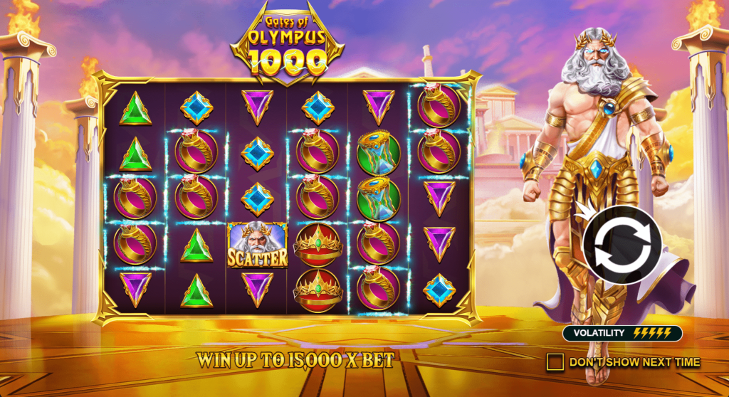 Gates of Olympus 1000%E2%84%A2 entry page
